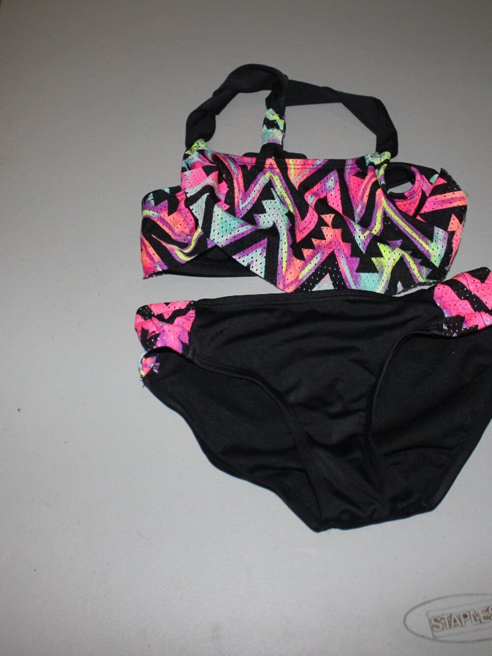 Multi Color 2 Pcs Justice Bikini Swimsuit Size 8